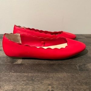 Sam & Libby Red Flats